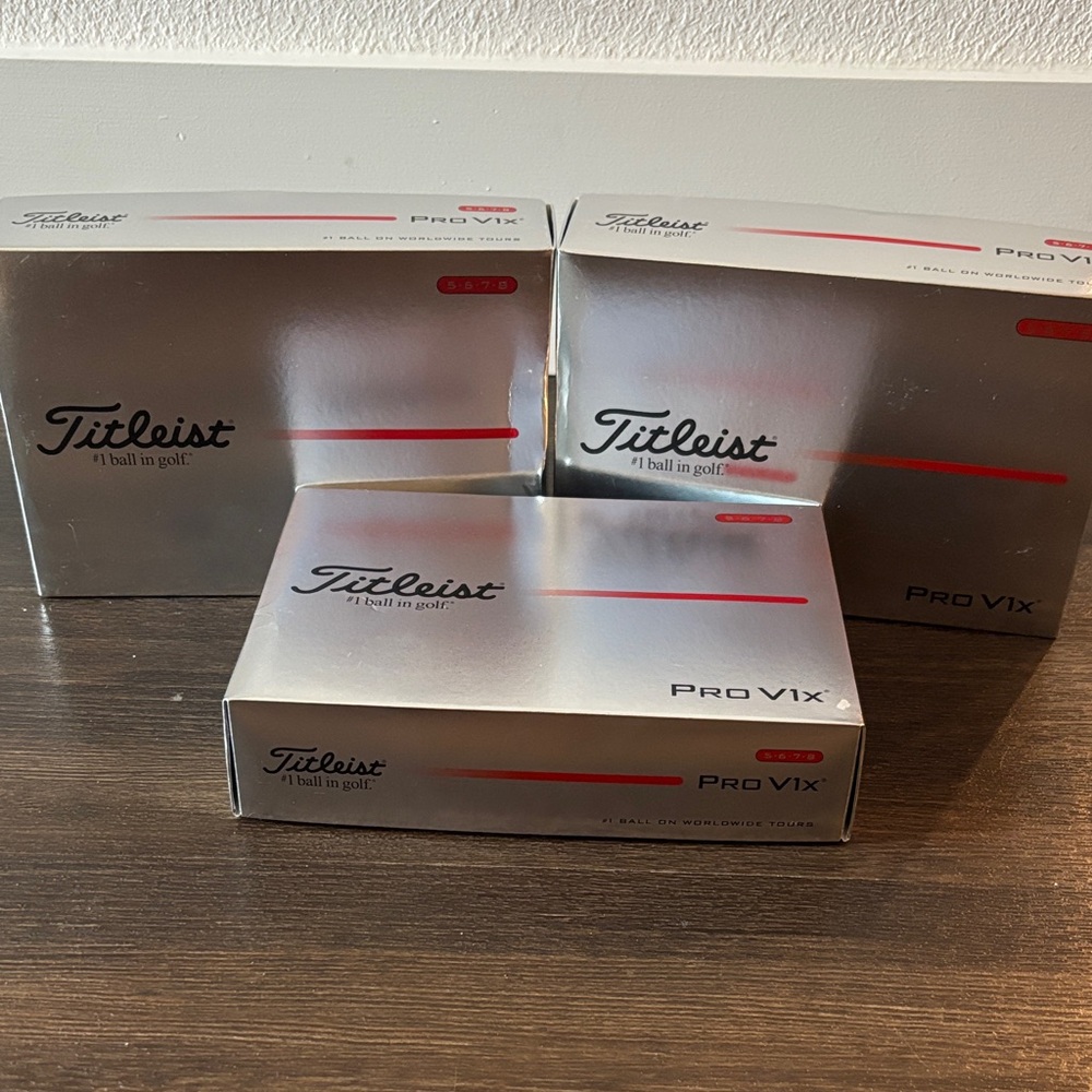 Titleist Pro V1x Silver Golf Ball Set